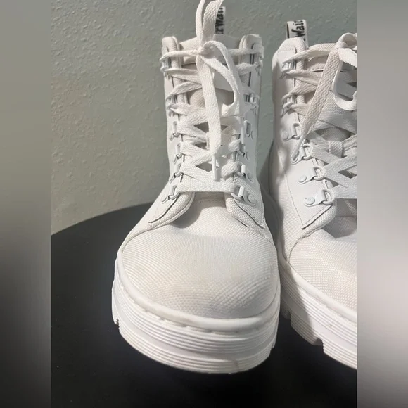 Dr. Martens Combs Platform Boot - Women's (Bright White) - Picture 3 of 15